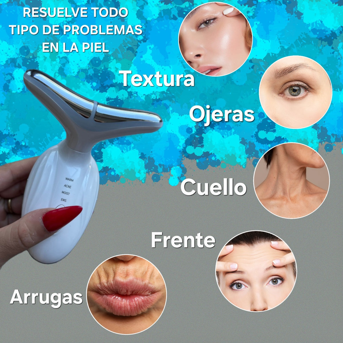Masajeador Facial para el Cuello|glowATT™